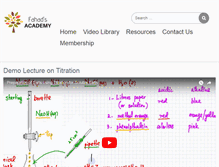 Tablet Screenshot of fahadsacademy.com